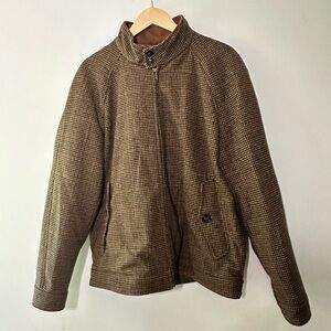 Houndstooth lined jacket